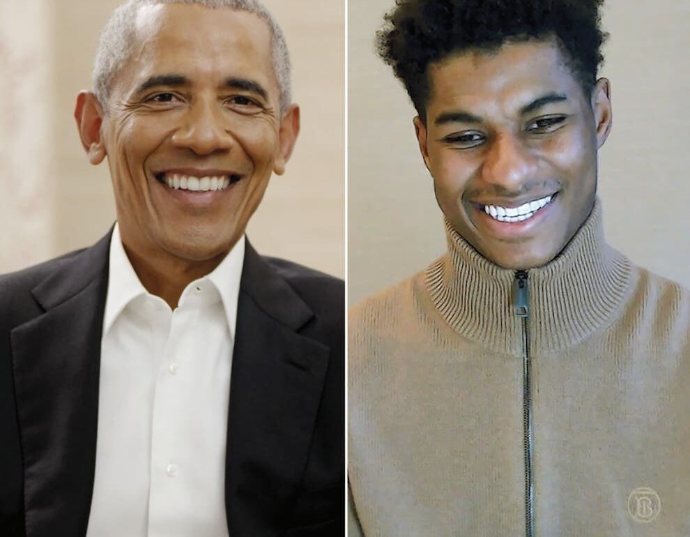 RASHFORD AND OBAMA DISCUSS YOUTH EMPOWERMENT OVER ZOOM