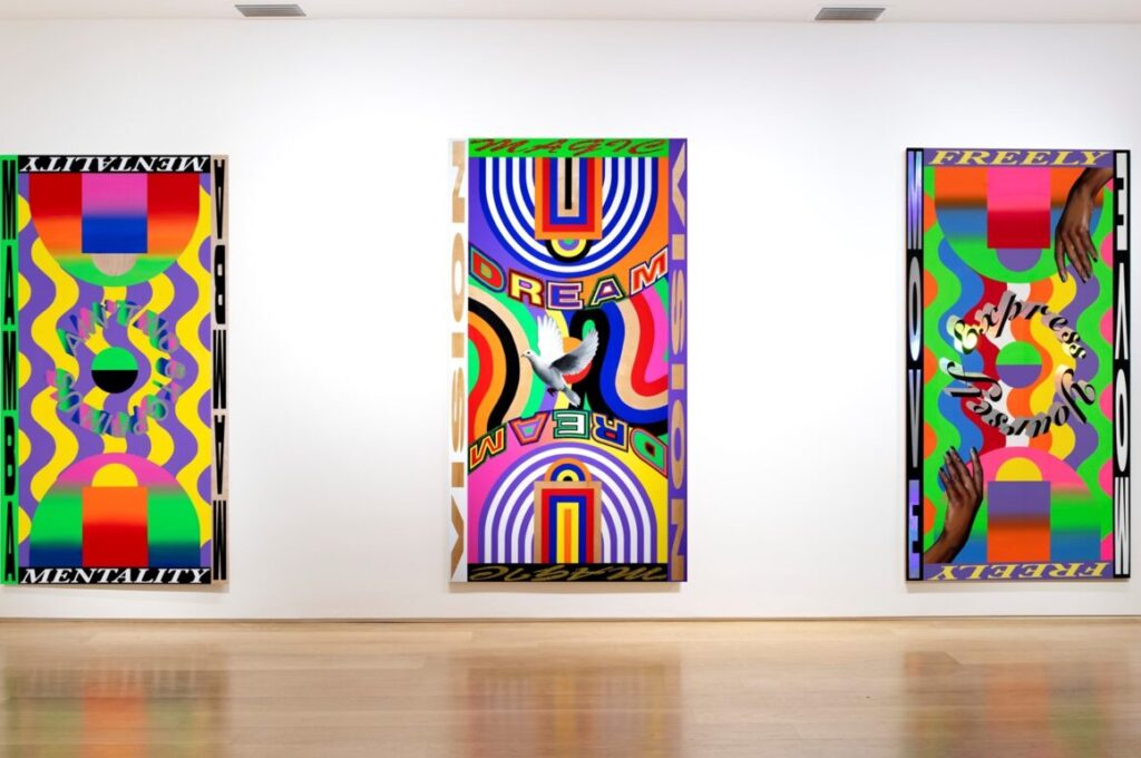 BLACK JOY ON THE BASKETBALL COURT HONOURED BY LAKWENA MACIVER’S ‘JUMP PAINTINGS’