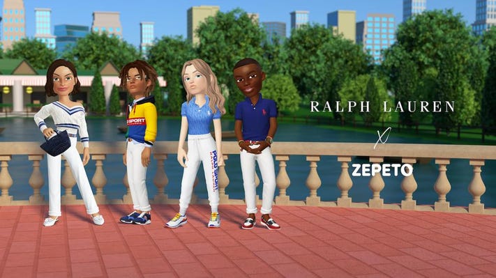 RALPH LAUREN X ZEPETO DIGITAL APPAREL