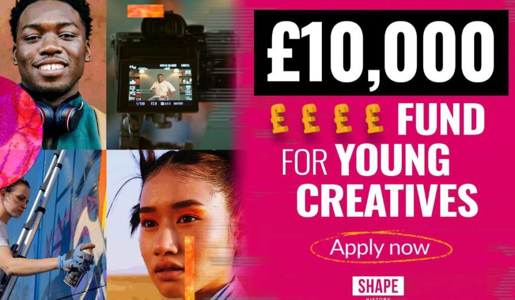 EXCITING OPPORTUNITY: £10,000 FUND FOR YOUNG &amp; INNOVATIVE CREATIVES