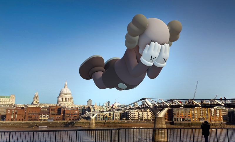 KAWS X ACUTE ART: THE NEW AUGMENTED REALITY PROJECT