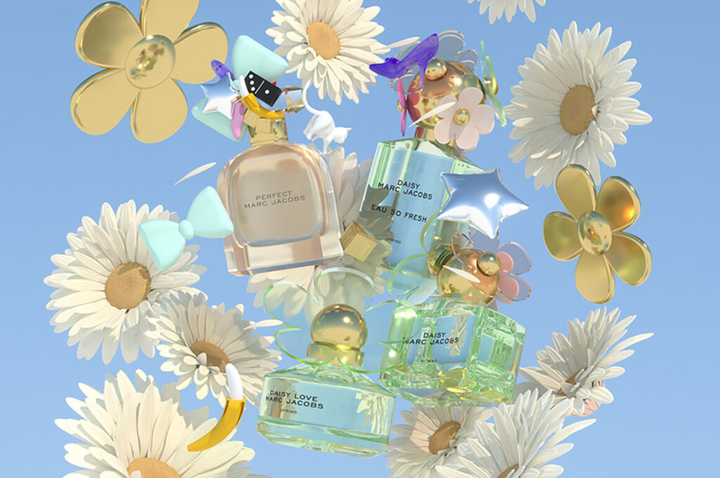 NEW AUGMENTED REALITY WORLD FOR MARC JACOBS DAISY LIMITED EDITIONS
