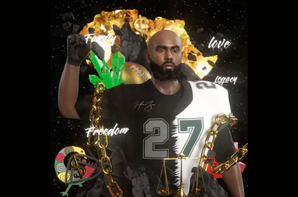 BLUP CREATES DEBUT NFT FOR NFL STAR MALCOLM JENKINS