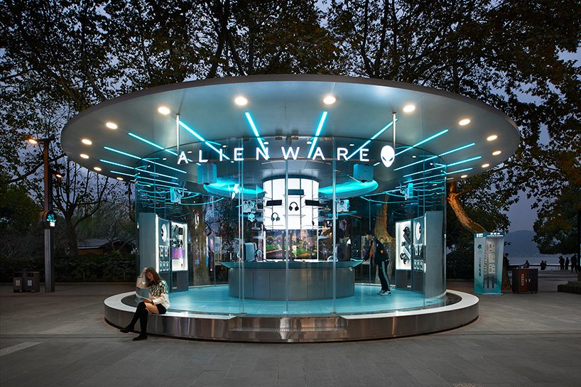 UFO-SHAPED ‘ALIENWARE POP-UP STORE’ IN HANGZHOU, CHINA