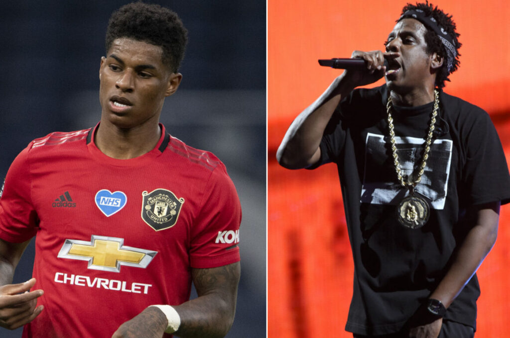 MARCUS RASHFORD SIGNS WITH JAY-Z