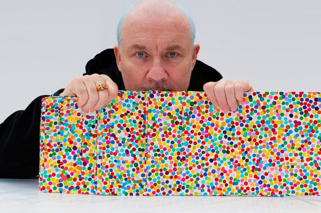 DAMIEN HIRST TO RELEASE 10,000 HAND-PAINTED WORKS AS NTFS