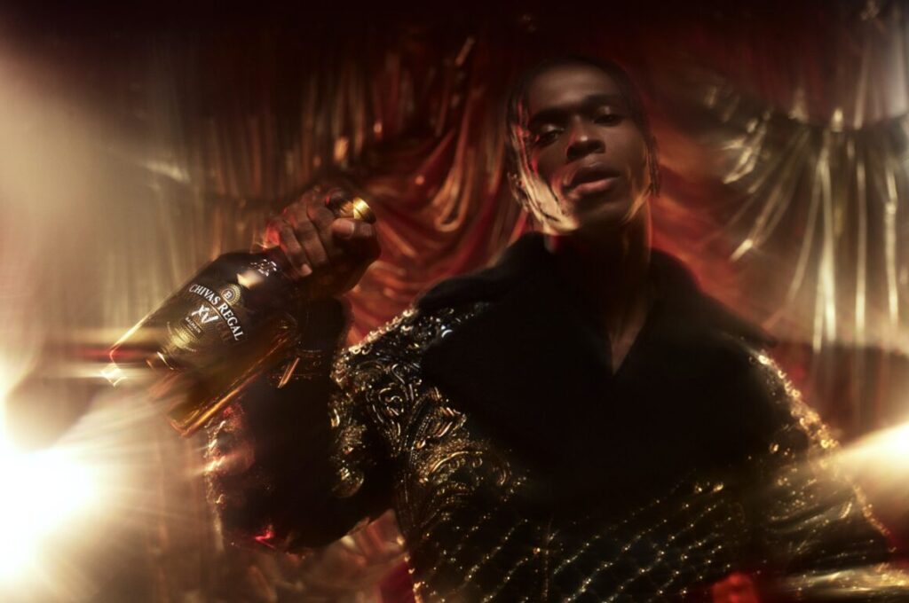 BALMAIN X CHIVAS XV JUST DROPPED A LIMITED-EDITION COLLECTION