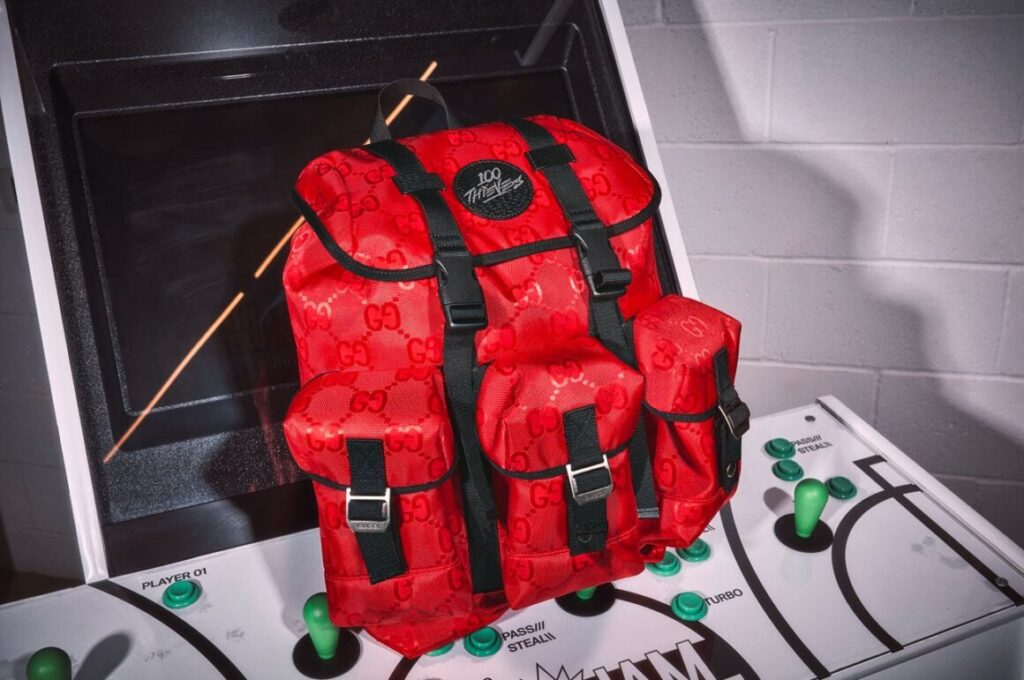 GUCCI X 100 THIEVES BRINGS OUT GAMING BACKPACK CAPSULE