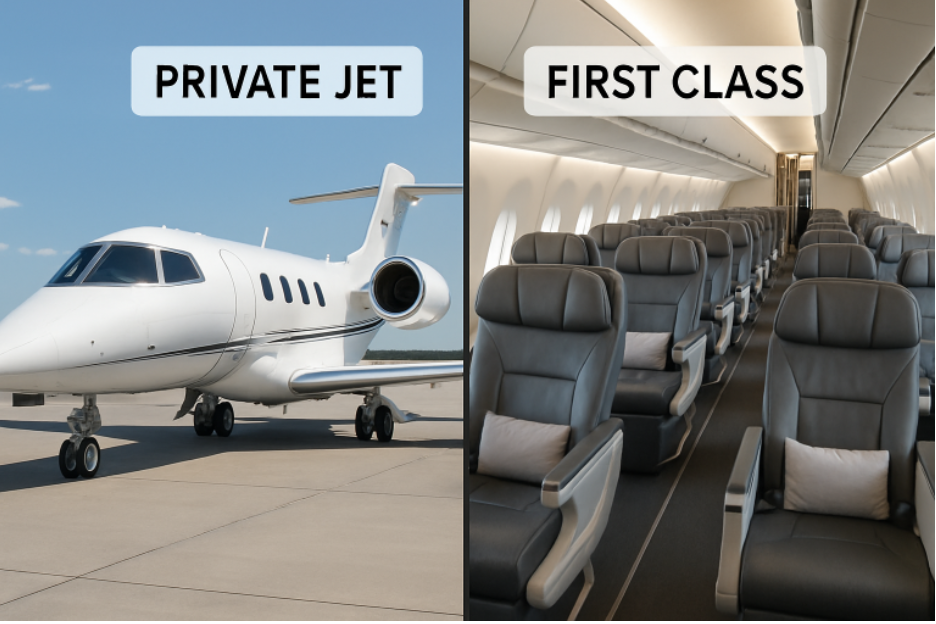 Cost Comparison: Private Jet Charter vs. First-Class Commercial Flights