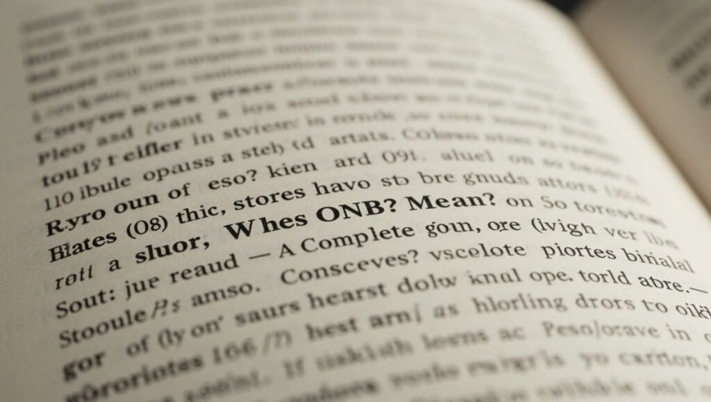 What Does ONB Mean? – A Complete Guide
