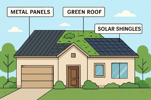 The roofing industry is evolving quickly, offering homeowners choices that blend durability, efficiency, sustainability, and style. Modern options include
