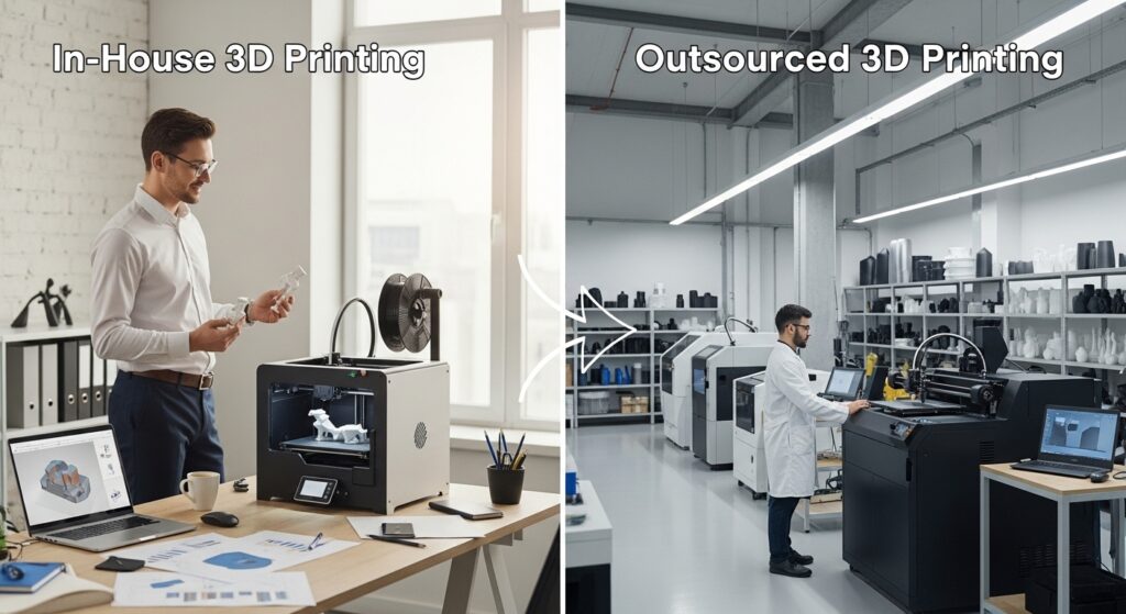 Comparing In-House Vs Outsourced 3D Printing