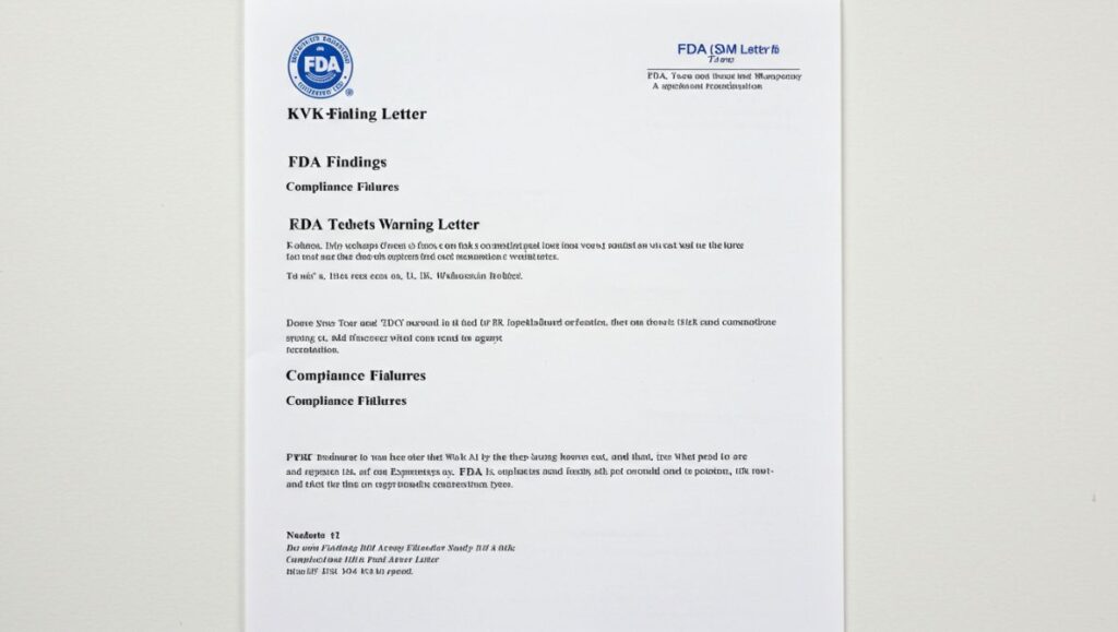KVK-Tech Warning Letter: FDA Findings, Compliance Failures, and Industry Lessons