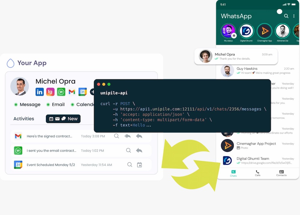 Simplify Your SaaS Communication with Unipile’s WhatsApp API Integration