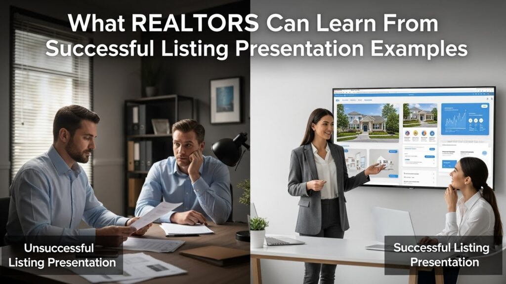 What REALTORS Can Learn From Successful Listing Presentation Examples
