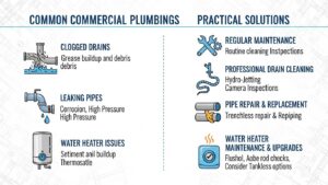 Common Commercial Plumbing Challenges and Practical Solutions