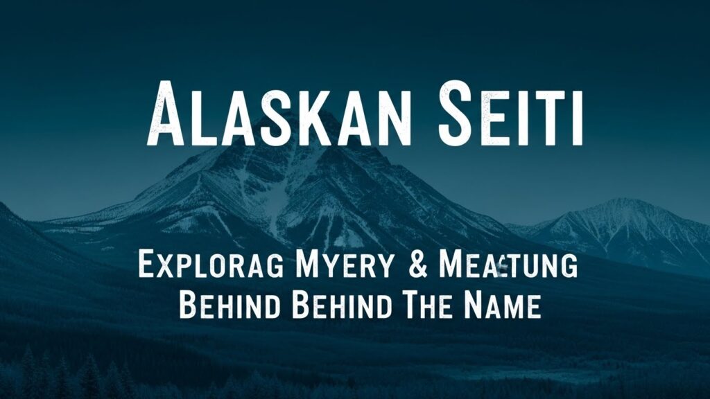 Alaskan Seiti