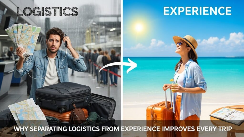 Why Separating Logistics from Experience Improves Every Trip