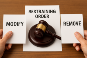 Can A Restraining Order Be Modified Or Removed In California?