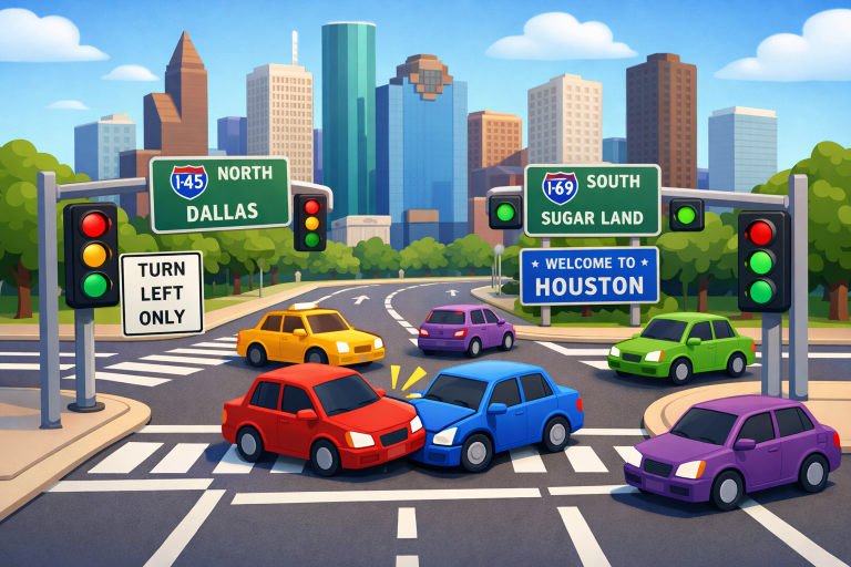 The Most Dangerous Intersections In Houston For Car Accidents